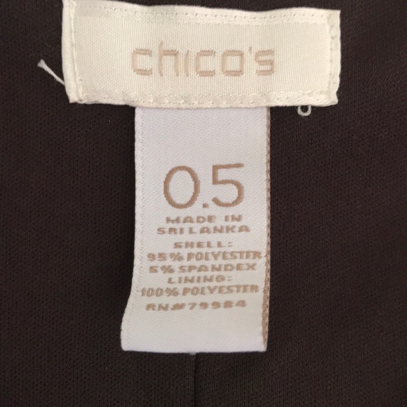 Chicos Snake Print Long Dress size 0.5 Small - Picture 4 of 5